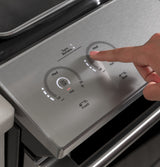 CAFE  30" Smart Slide-in, Front-control, Induction And Convection Range With In-oven Camera In Platinum Glass - Platinum Glass (CHS90XM2NS5)