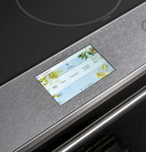 Cafe  CAF?™ 30" Smart Slide-In, Front-Control, Induction and Convection Range with In-Oven Camera in Platinum Glass - Platinum Glass (CHS90XM2NS5)