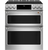 CAFE  Caf? 30" Smart Slide-in, Front-control, Induction And Convection Double-oven Range - Stainless Steel (CHS950P2MS1)