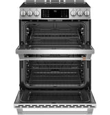 CAFE  Caf? 30" Smart Slide-in, Front-control, Induction And Convection Double-oven Range - Stainless Steel (CHS950P2MS1)