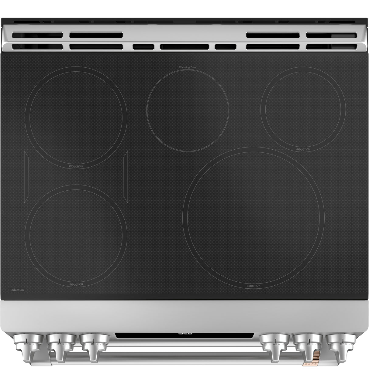 CAFE  Caf? 30" Smart Slide-in, Front-control, Induction And Convection Double-oven Range - Stainless Steel (CHS950P2MS1)
