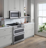 CAFE  Caf? 30" Smart Slide-in, Front-control, Induction And Convection Double-oven Range - Stainless Steel (CHS950P2MS1)
