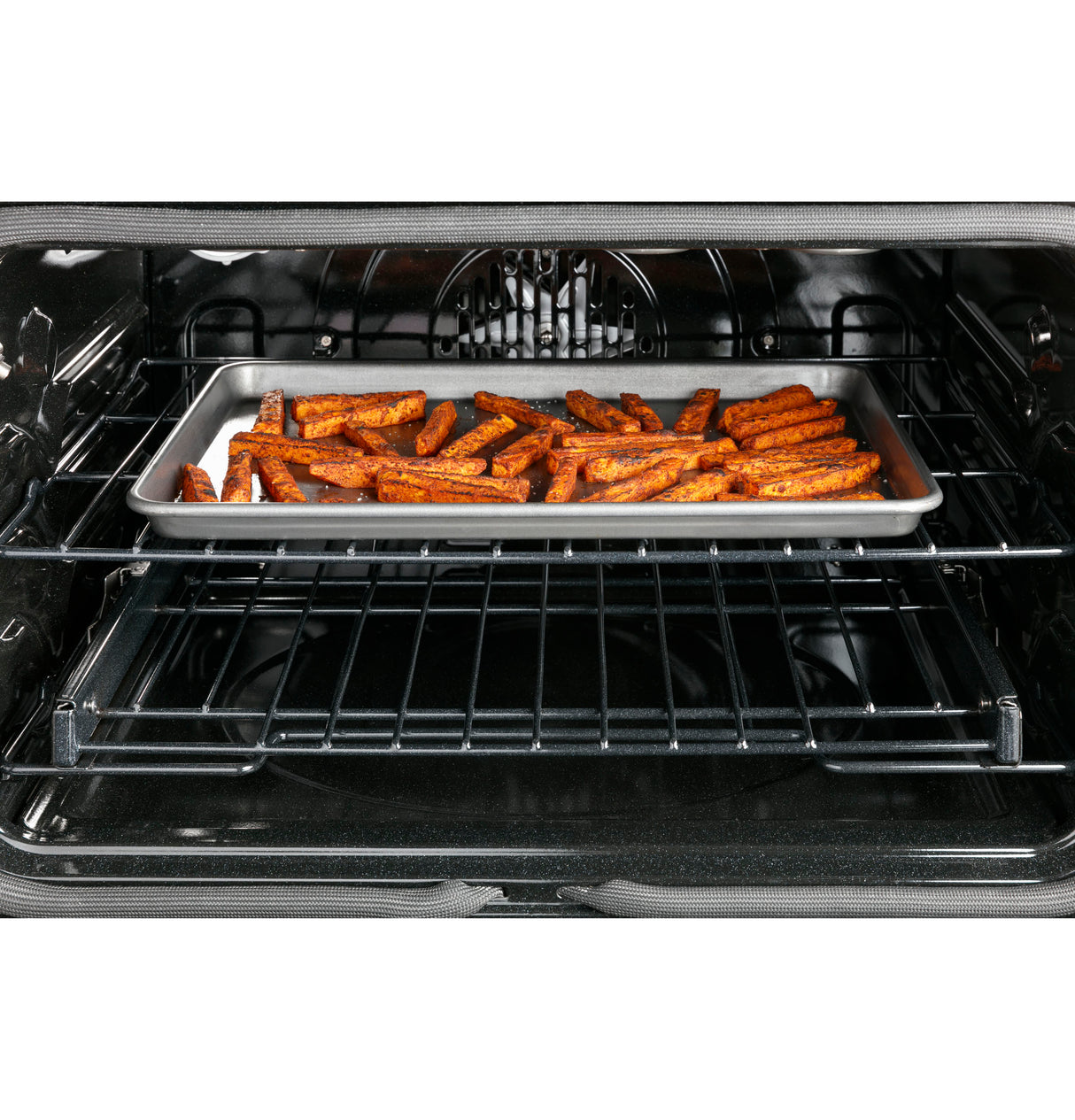 CAFE  Caf? 30" Smart Slide-in, Front-control, Induction And Convection Double-oven Range - Stainless Steel (CHS950P2MS1)