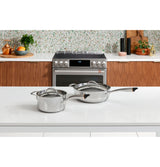 CAFE  Caf? 30" Smart Slide-in, Front-control, Induction And Convection Double-oven Range - Stainless Steel (CHS950P2MS1)