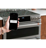 CAFE  Caf? 30" Smart Slide-in, Front-control, Induction And Convection Double-oven Range - Stainless Steel (CHS950P2MS1)