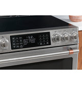 CAFE  Caf? 30" Smart Slide-in, Front-control, Induction And Convection Double-oven Range - Stainless Steel (CHS950P2MS1)