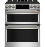 CAFE  Caf? 30" Smart Slide-in, Front-control, Induction And Convection Double-oven Range - Stainless Steel (CHS950P2MS1)