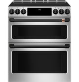 CAFE  Caf? 30" Smart Slide-in, Front-control, Induction And Convection Double-oven Range - Stainless Steel (CHS950P2MS1)