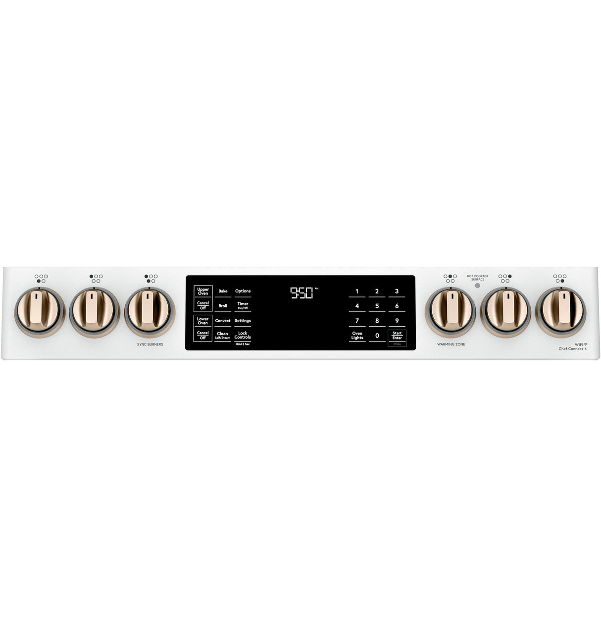 CAFE  Caf? 30" Smart Slide-in, Front-control, Induction And Convection Double-oven Range - Matte White (CHS950P4MW2)