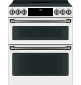 CAFE  Caf? 30" Smart Slide-in, Front-control, Induction And Convection Double-oven Range - Matte White (CHS950P4MW2)