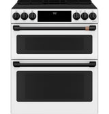 CAFE  Caf? 30" Smart Slide-in, Front-control, Induction And Convection Double-oven Range - Matte White (CHS950P4MW2)