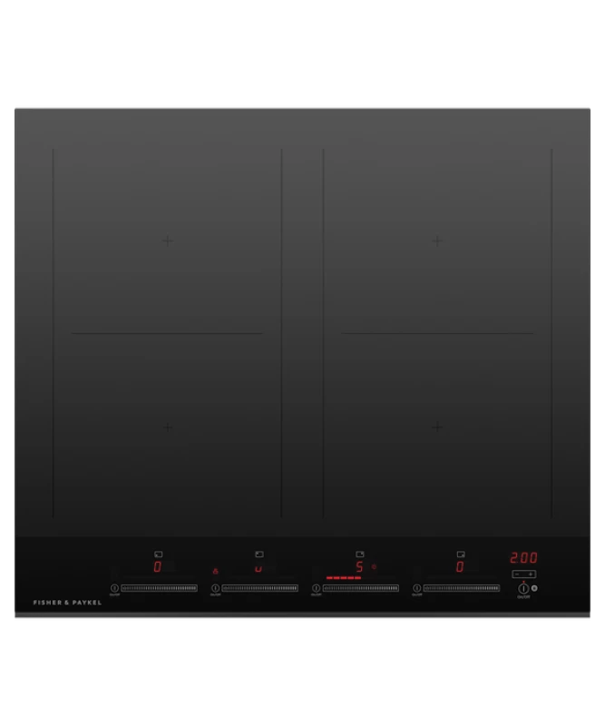 Fisher Paykel  Induction Cooktop, 24", 4 Zones with SmartZone - Black Glass (CI244DTB4)