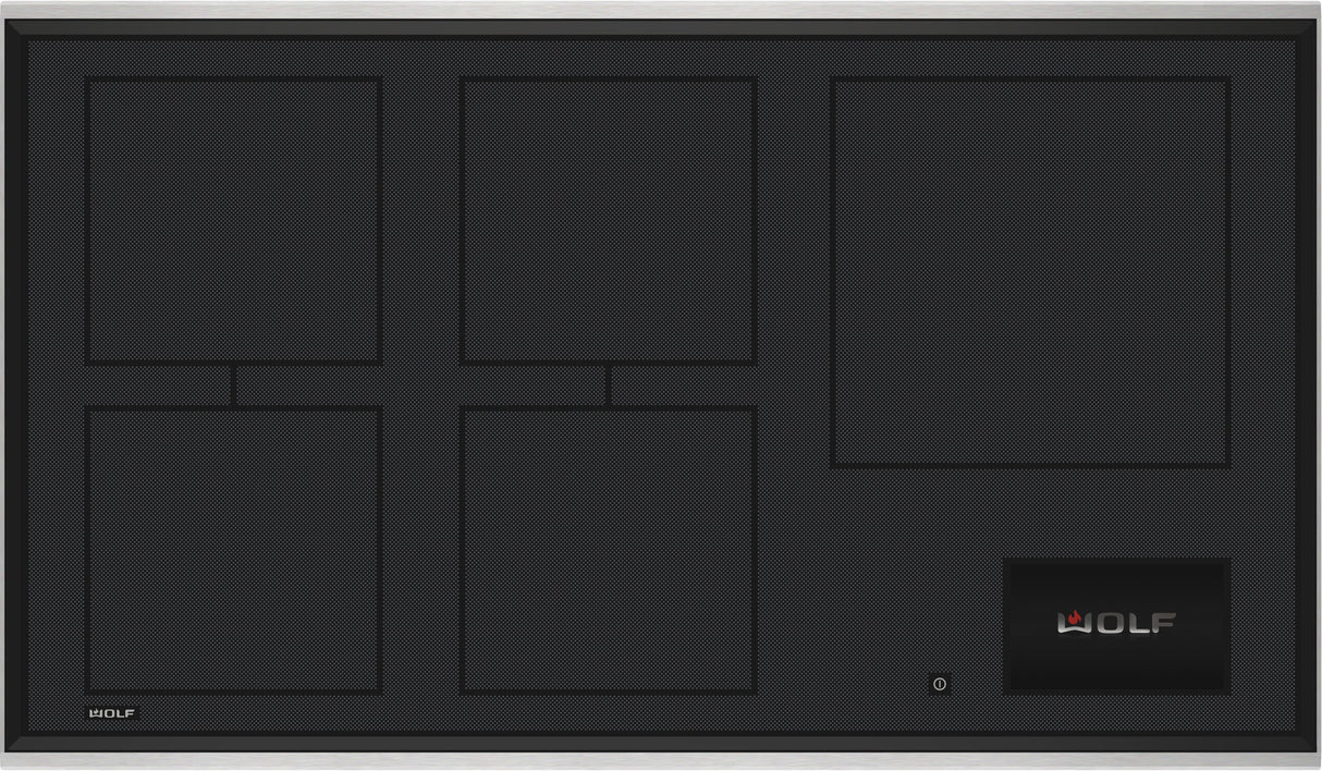 Wolf 36" Transitional Induction Cooktop - Black (CI36560TS)