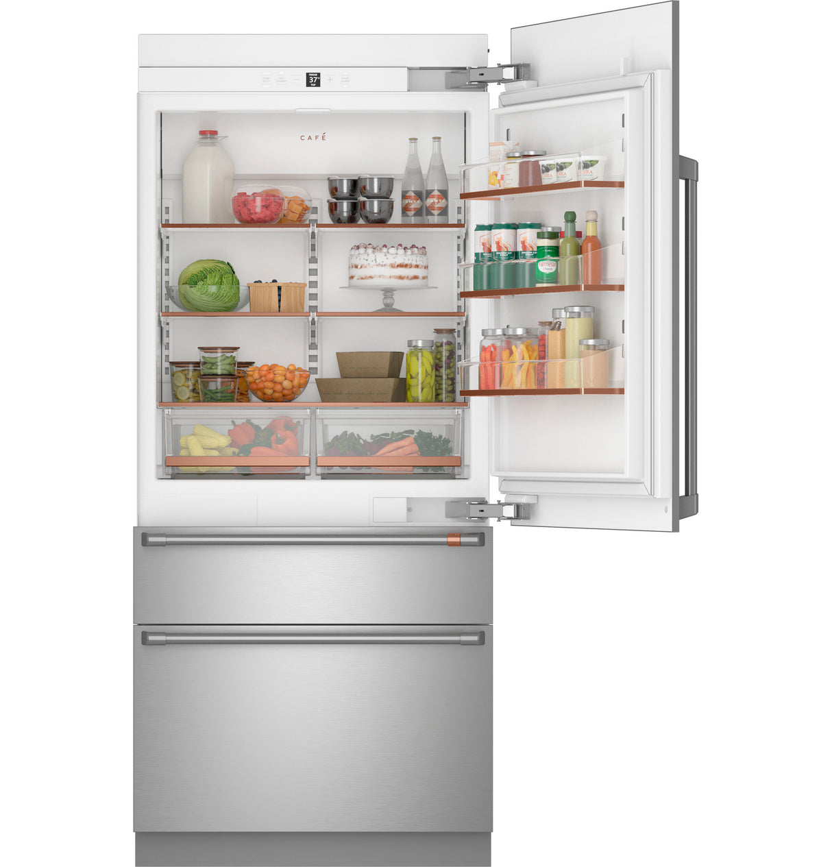 Cafe  Caf? 36" Integrated Bottom-freezer Refrigerator - Stainless Steel (CIC36RP2VS1)