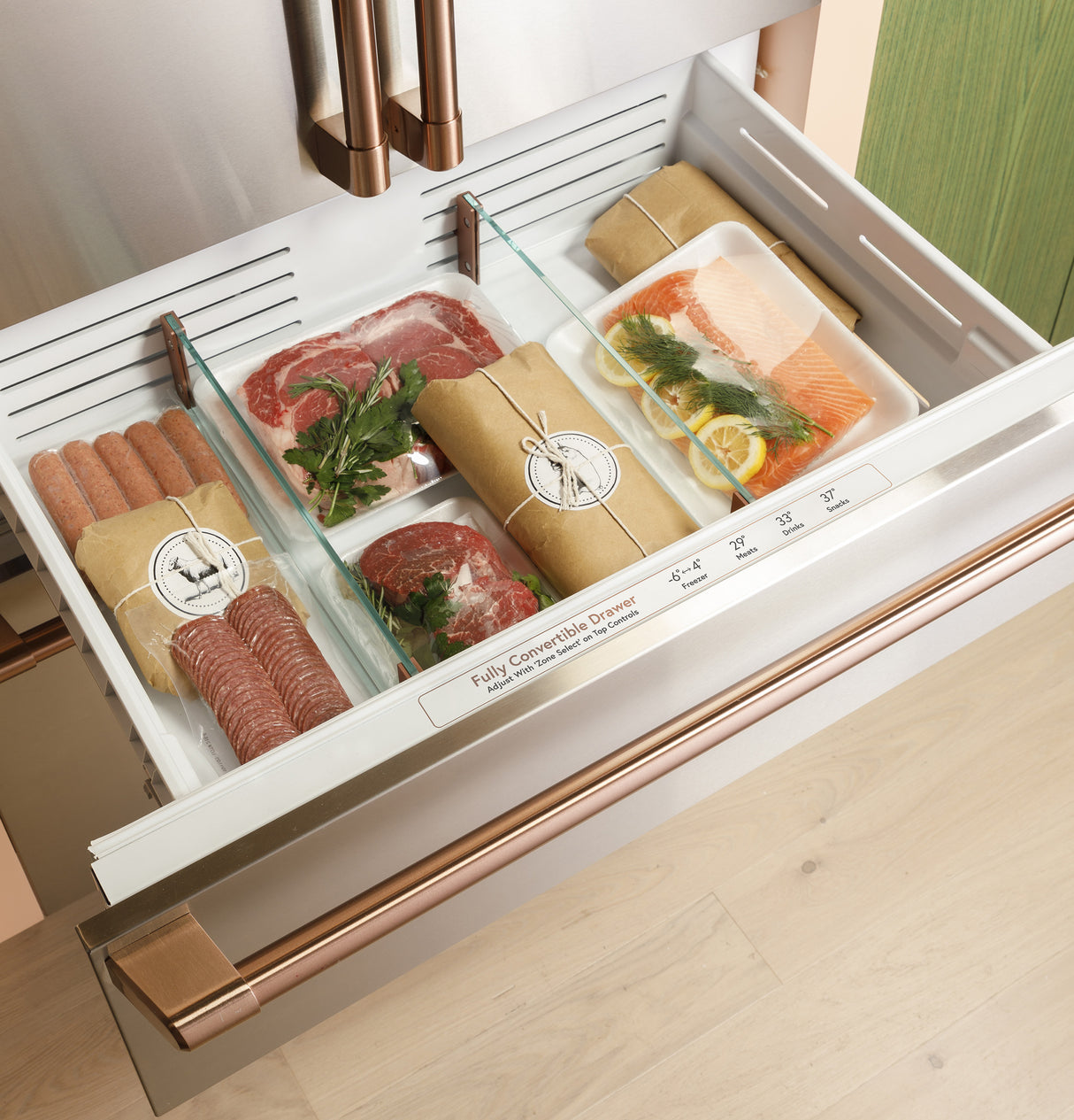 Cafe  Caf? 36" Integrated Bottom-freezer Refrigerator - Stainless Steel (CIC36RP2VS1)