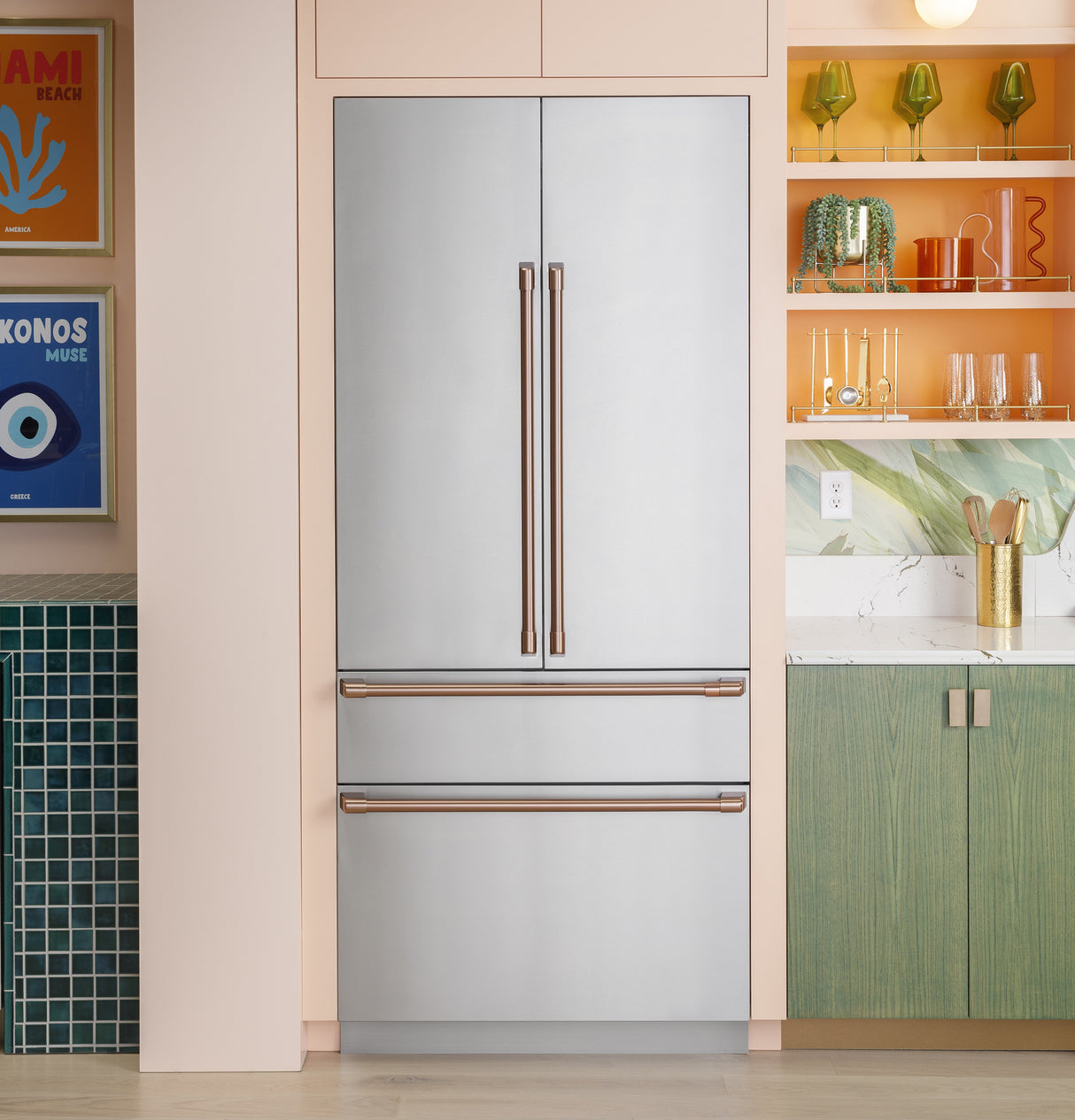 Cafe  Caf? 36" Integrated Bottom-freezer Refrigerator - Stainless Steel (CIC36RP2VS1)