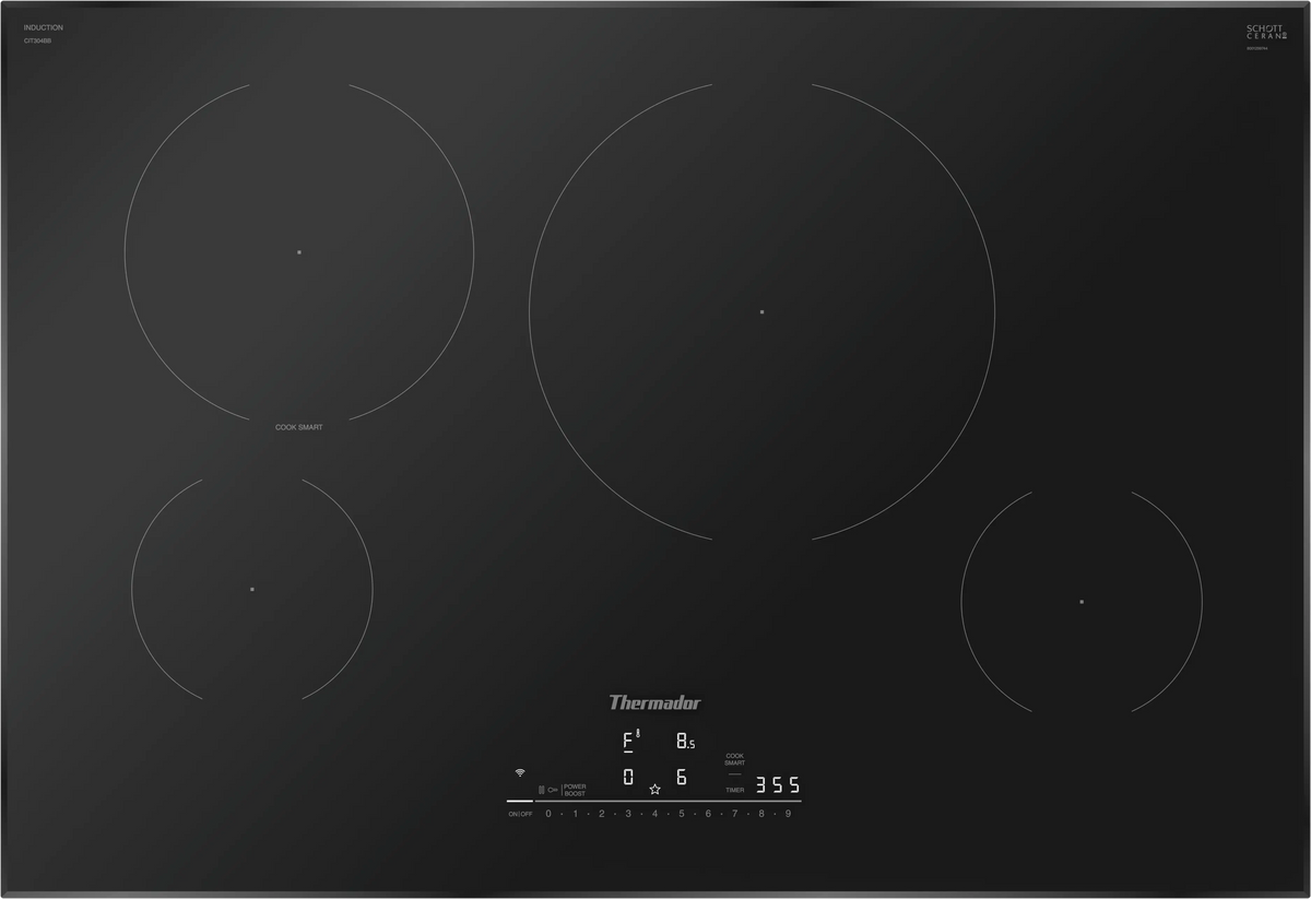THERMADOR  Heritage® Induction Cooktop 30'' Without Frame - Black (CIT304BB)