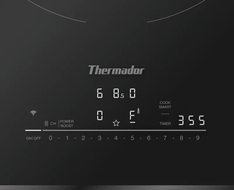 Thermador  36" Heritage Induction Cooktop - Black (CIT365BB)