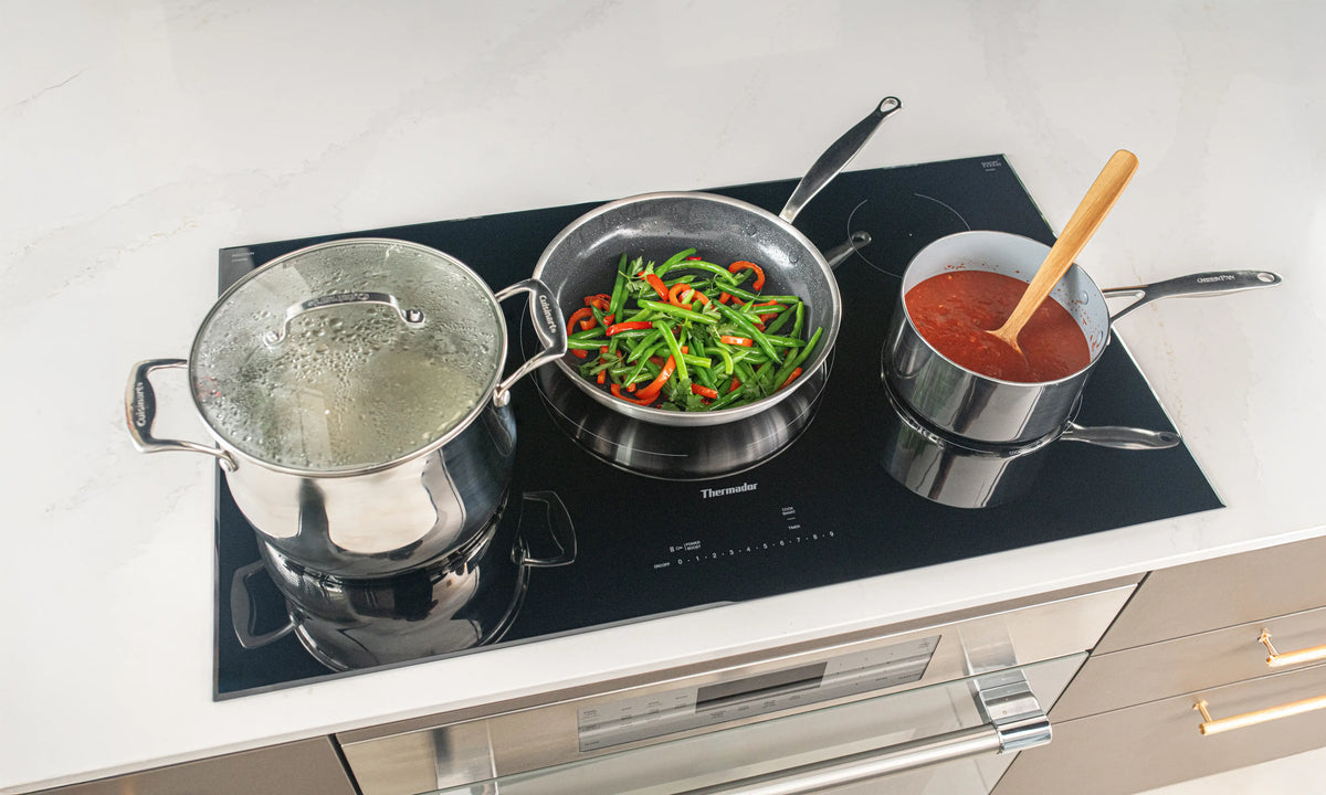 THERMADOR  Heritage® Induction Cooktop 36'' Without Frame - Black (CIT365BB)