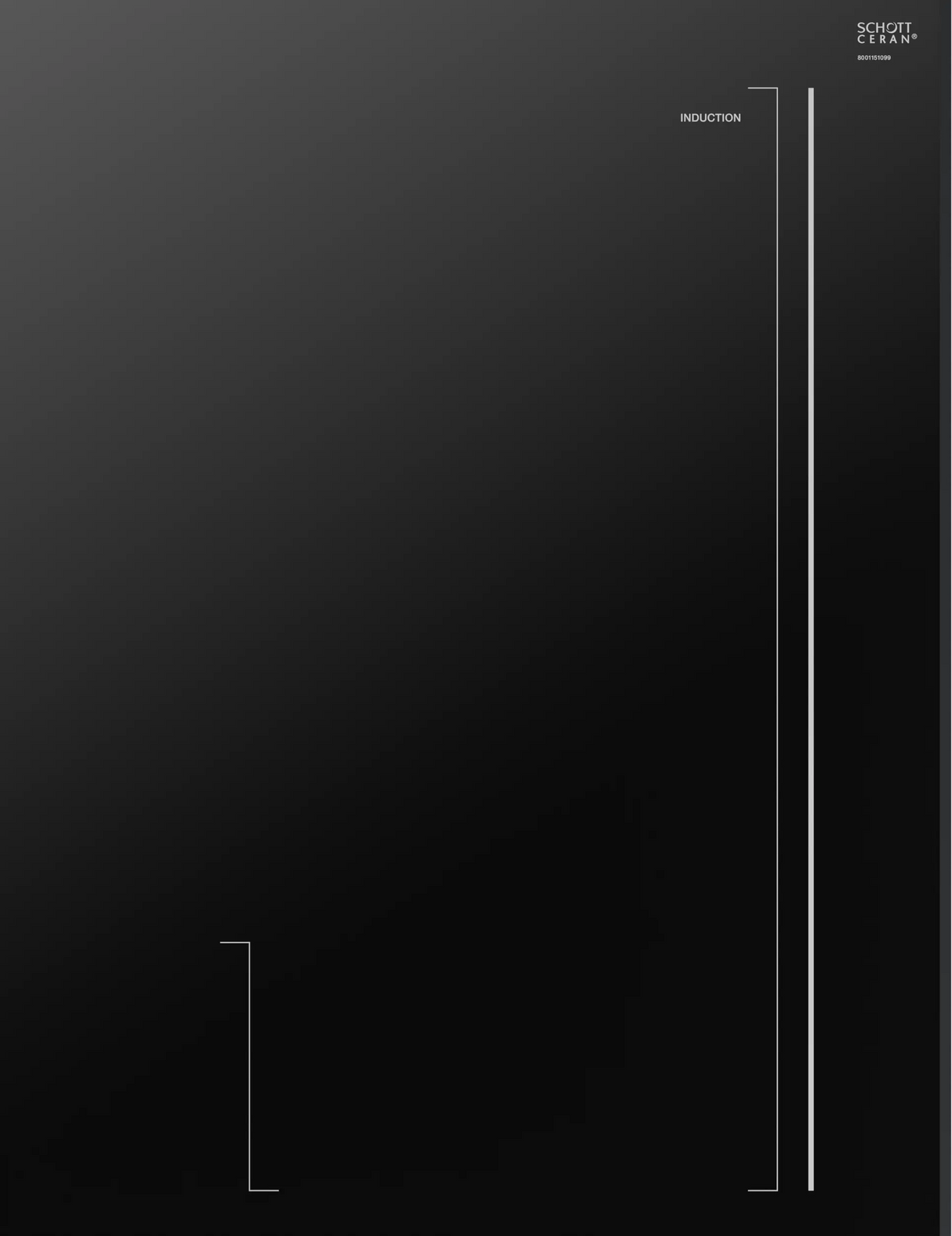 THERMADOR  Freedom® Induction Cooktop 36'' , Without Frame - Dark Gray (CIT36YWBB)