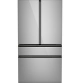 CAFE  Caf? 23.2 Cu. Ft. Smart Counter-depth 4-door French-door Refrigerator In Platinum Glass With Dual-dispense Autofill Pitcher - Platinum Glass (CJE23DM5WS5)
