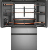 CAFE  Caf? 23.2 Cu. Ft. Smart Counter-depth 4-door French-door Refrigerator In Platinum Glass With Dual-dispense Autofill Pitcher - Platinum Glass (CJE23DM5WS5)