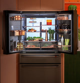 CAFE  Caf? 23.2 Cu. Ft. Smart Counter-depth 4-door French-door Refrigerator In Platinum Glass With Dual-dispense Autofill Pitcher - Platinum Glass (CJE23DM5WS5)