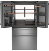 CAFE  Caf? 23.2 Cu. Ft. Smart Counter-depth 4-door French-door Refrigerator With Dual-dispense Autofill Pitcher - Stainless Steel (CJE23DP2WS1)