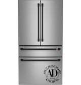 CAFE  Caf? 23.2 Cu. Ft. Smart Counter-depth 4-door French-door Refrigerator With Dual-dispense Autofill Pitcher - Stainless Steel (CJE23DP2WS1)