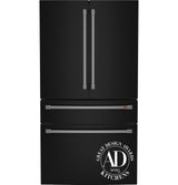 CAFE  Caf? 23.2 Cu. Ft. Smart Counter-depth 4-door French-door Refrigerator With Dual-dispense Autofill Pitcher - Matte Black (CJE23DP3WD1)