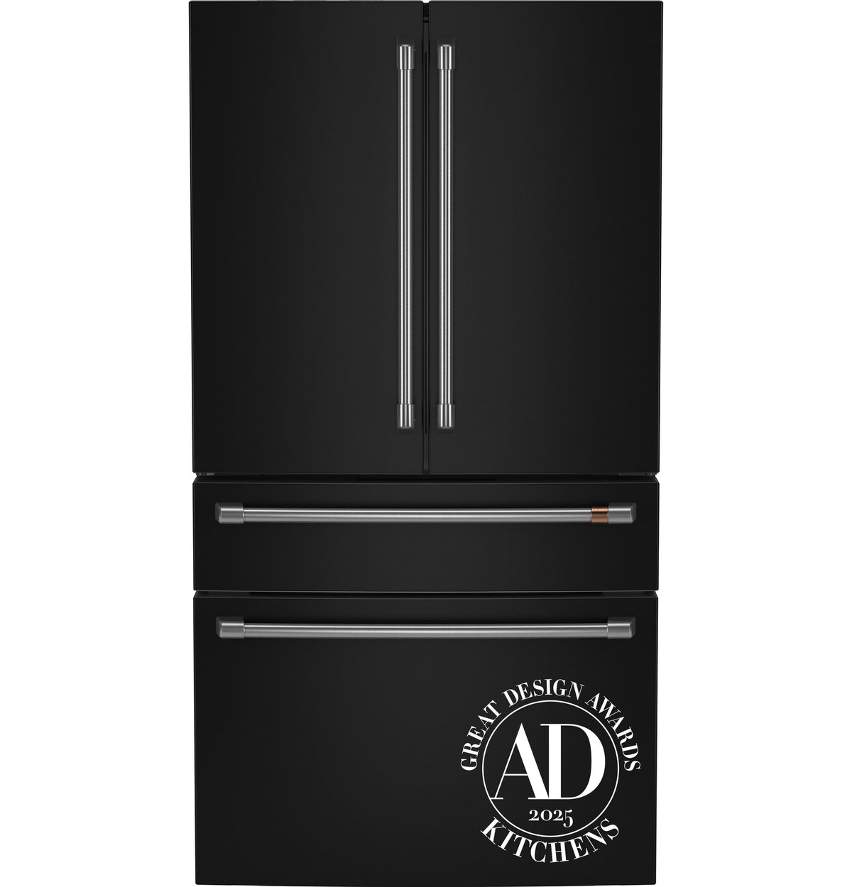 CAFE  Caf? 23.2 Cu. Ft. Smart Counter-depth 4-door French-door Refrigerator With Dual-dispense Autofill Pitcher - Matte Black (CJE23DP3WD1)