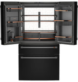 CAFE  Caf? 23.2 Cu. Ft. Smart Counter-depth 4-door French-door Refrigerator With Dual-dispense Autofill Pitcher - Matte Black (CJE23DP3WD1)
