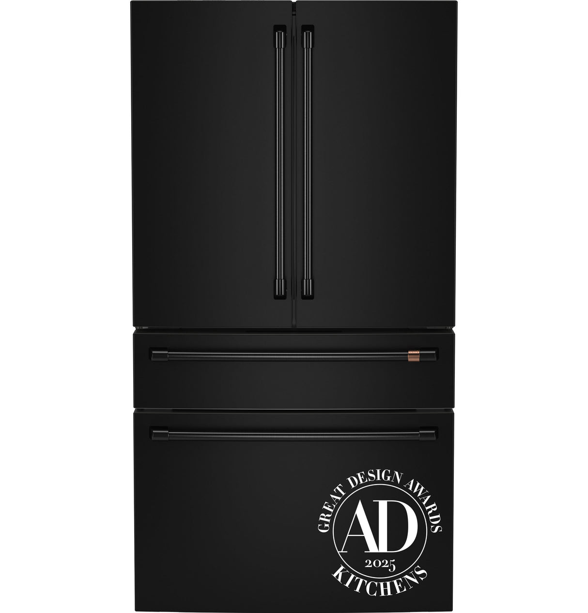 CAFE  Caf? 23.2 Cu. Ft. Smart Counter-depth 4-door French-door Refrigerator With Dual-dispense Autofill Pitcher - Matte Black (CJE23DP3WD1)