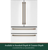 CAFE  Caf? 23.2 Cu. Ft. Smart Counter-depth 4-door French-door Refrigerator With Dual-dispense Autofill Pitcher - Matte White (CJE23DP4WW2)