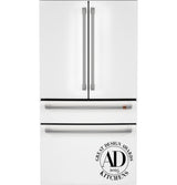 CAFE  Caf? 23.2 Cu. Ft. Smart Counter-depth 4-door French-door Refrigerator With Dual-dispense Autofill Pitcher - Matte White (CJE23DP4WW2)