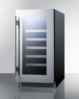 Summit 18" Wide Built-In Wine Cellar - Glass (CL18WC)