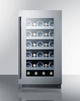 Summit 18" Wide Built-In Wine Cellar - Glass (CL18WC)