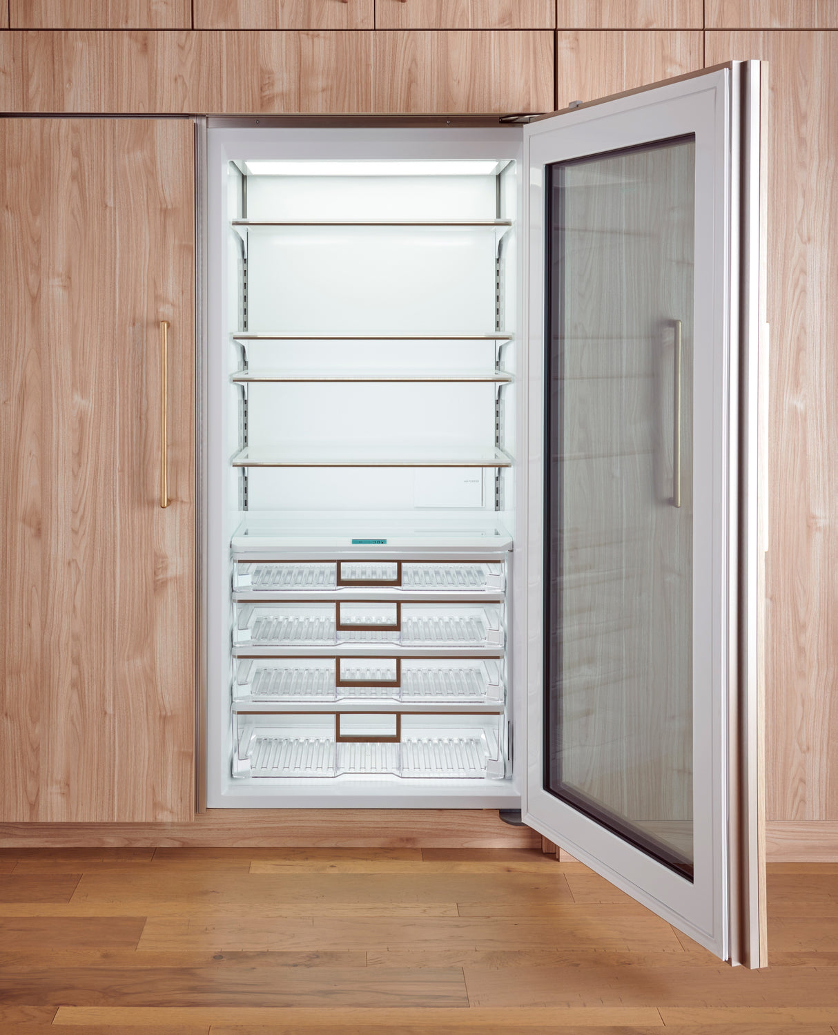 SUB-ZERO  36" Classic Refrigerator with Glass Door - Tubular Handle - Stainless Steel (CL3650RGSTR)