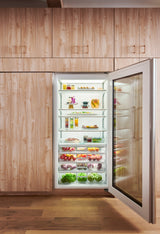 SUB-ZERO  36" Classic Refrigerator with Glass Door - Tubular Handle - Stainless Steel (CL3650RGSTR)