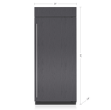 SUB-ZERO  SUBZERO REFER ALL 36" OVERLAY R/H - Other (CL3650ROR)
