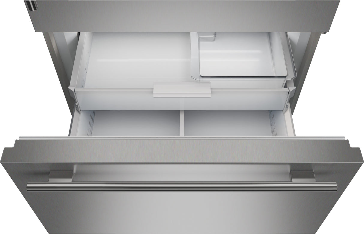 Sub-Zero 36" Classic Over-and-Under Refrigerator/Freezer with Internal Dispenser - Stainless (CL3650UIDSTR)