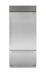 Sub-Zero 36" Classic Over-and-Under Refrigerator/Freezer with Internal Dispenser - Stainless (CL3650UIDSTR)