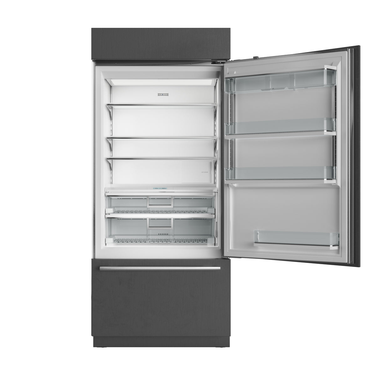 Sub-Zero 36" Classic Over-and-Under Refrigerator/Freezer with Internal Dispenser - Stainless (CL3650UIDSTR)