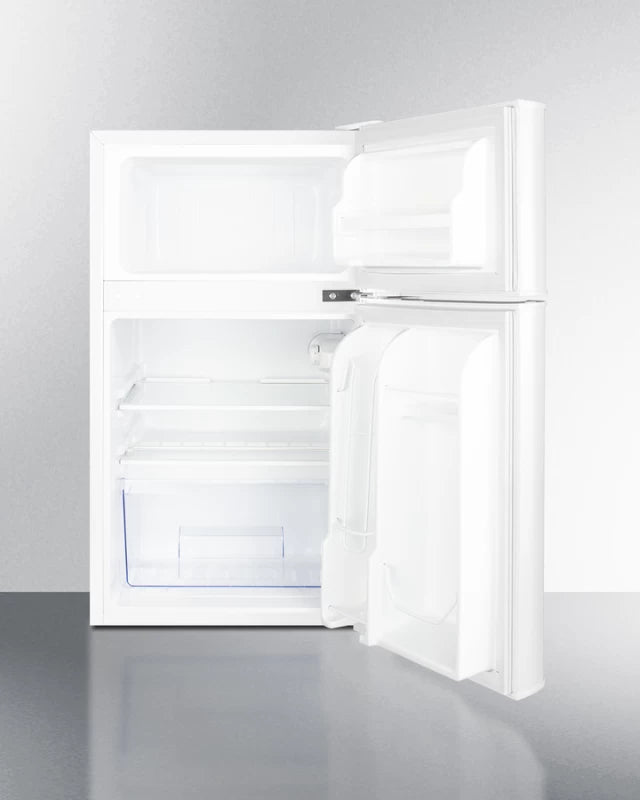 SUMMIT  19" Wide 2-Door Refrigerator-Freezer - White (CP34W)