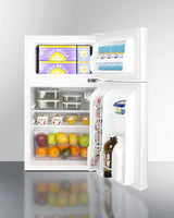 SUMMIT  19" Wide 2-Door Refrigerator-Freezer - White (CP34W)