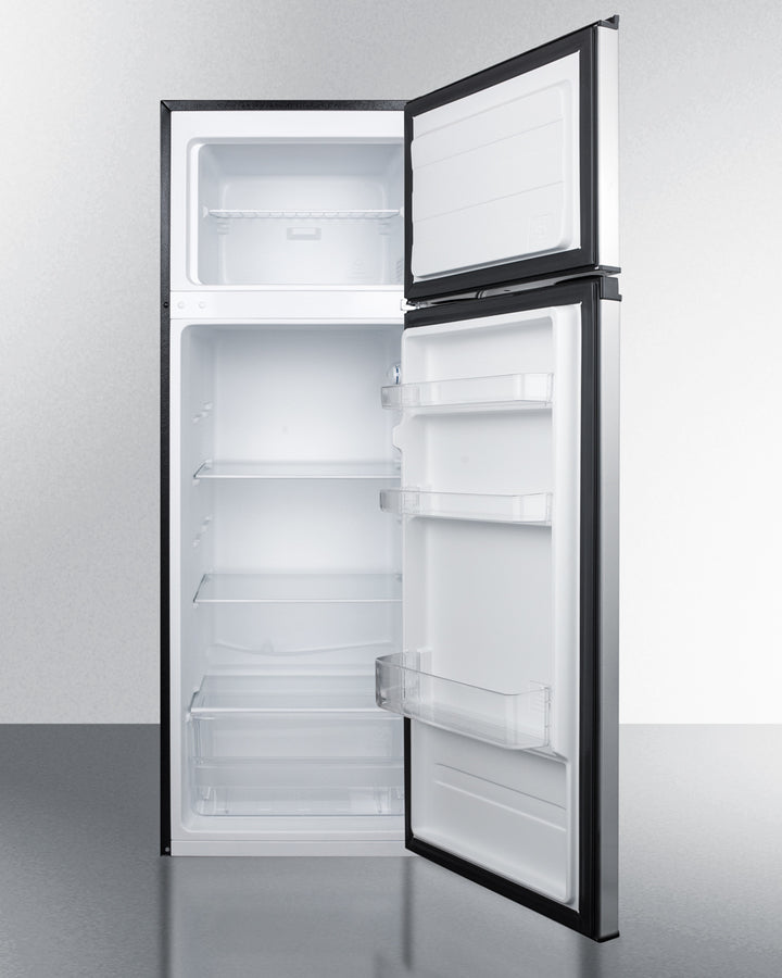 SUMMIT  22" Wide Refrigerator-Freezer - Stainless Steel (CP972SS)