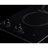 ACCUCOLD 12" Wide 115V 2-Burner Radiant Cooktop - Black (CR2110B)