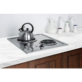 Accucold 21" Wide 230V 2-Burner Coil Cooktop - Stainless Steel (CR2B224S)