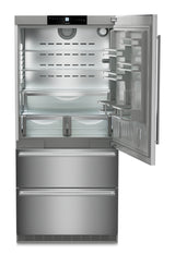 LIEBHERR  Refrigerator-Freezer Combination, Right Hinged - Stainless (CS2090G)