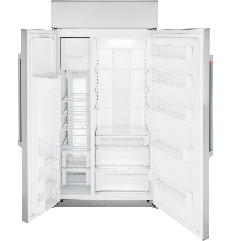 CAFE  42" Smart Built-in Side-by-side Refrigerator With Dispenser - Stainless Steel (CSB42YP2NS1)